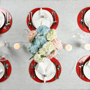 red luxury table settings