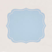 light blue placemat