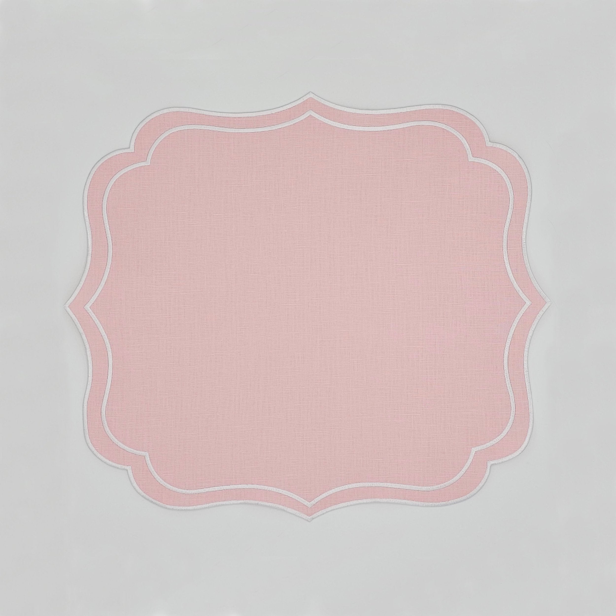 light pink placemat