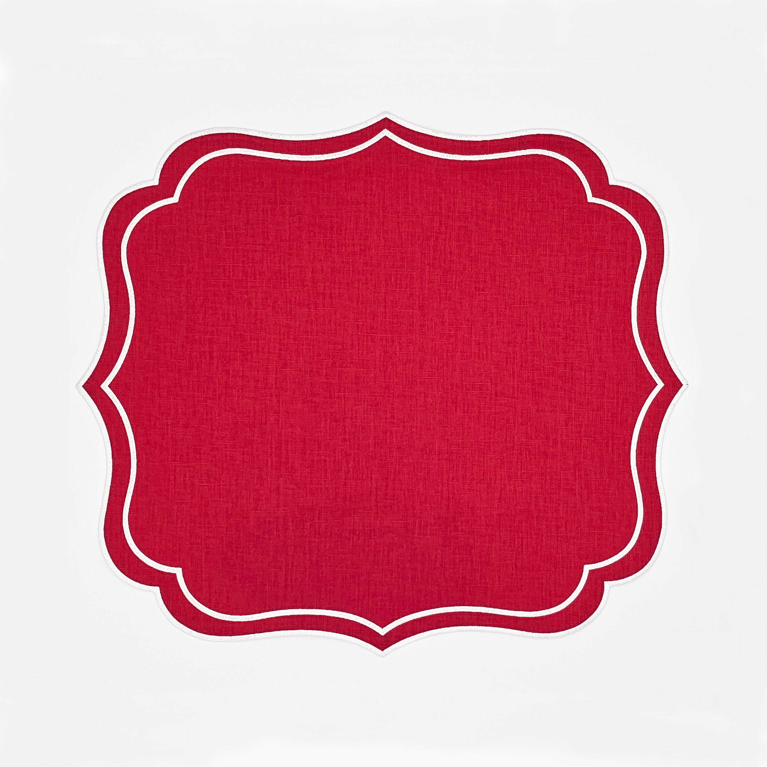 red placemat