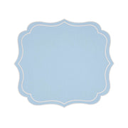 light blue placemat