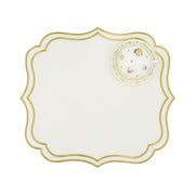 Charlotte placemat - Ivory with teacup